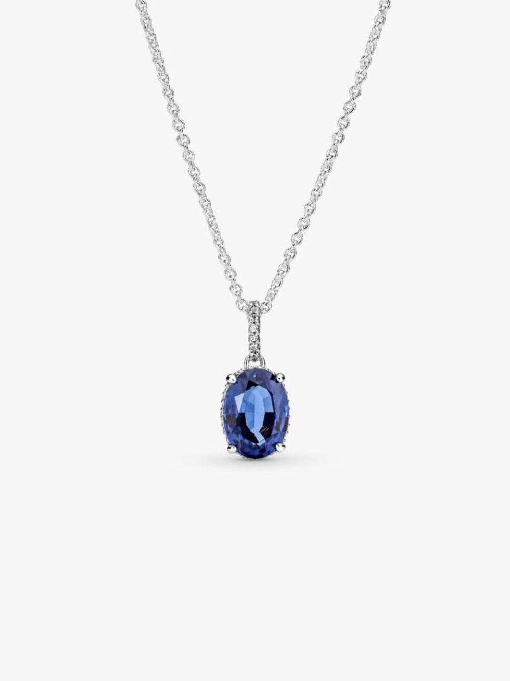 Pandora Sparkling Statement Halo Pendant Necklace